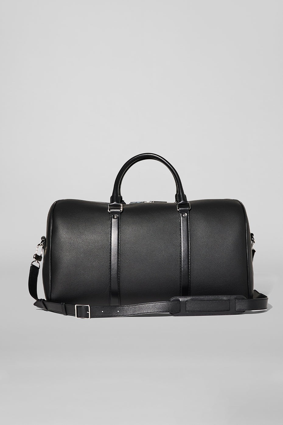 ALO Voyage Duffle - Black Leather