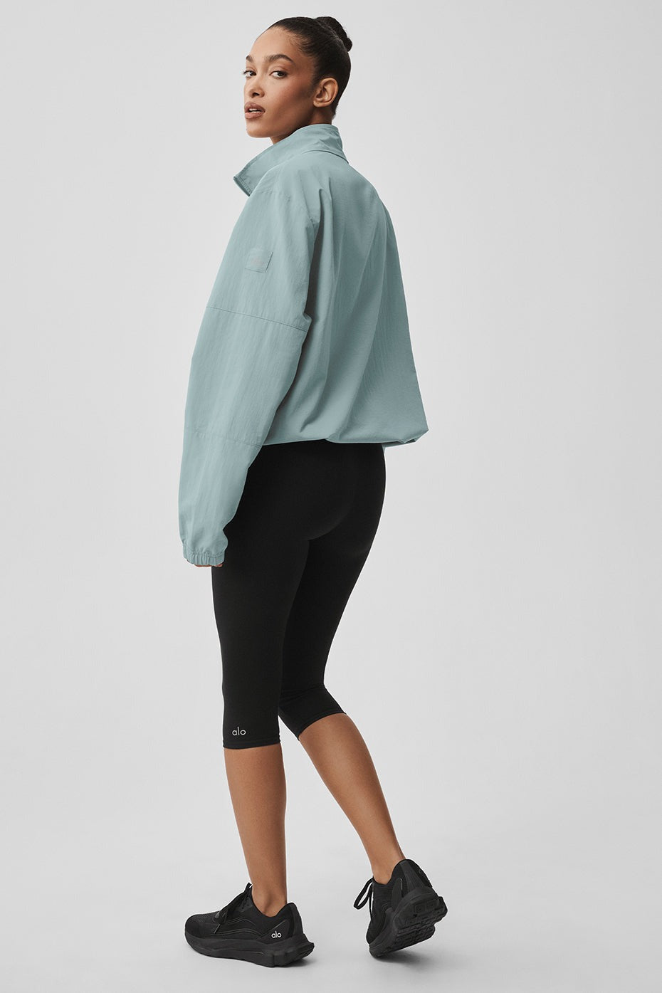 Light Weight Takeaway Track Pullover - Desert Sage