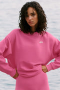 Accolade Crew Neck Pullover - Paradise Pink