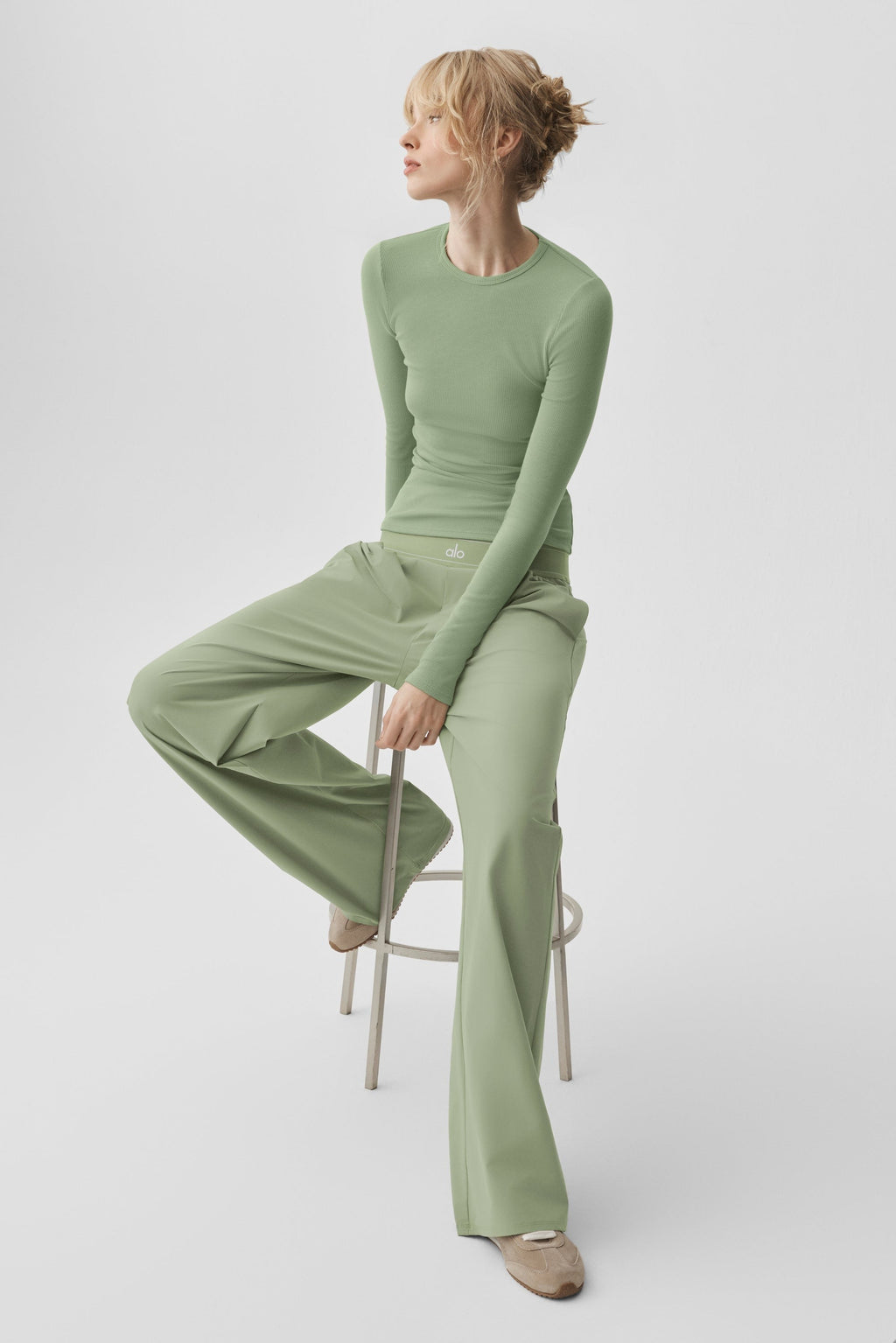 Suit Up Trouser (Long) - Dune Grass