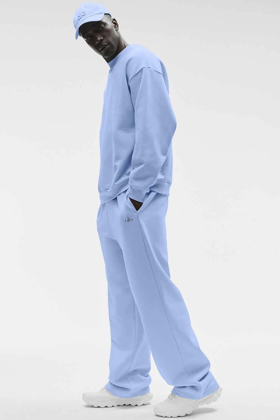 Accolade Crew Neck Pullover - Light Provence Blue