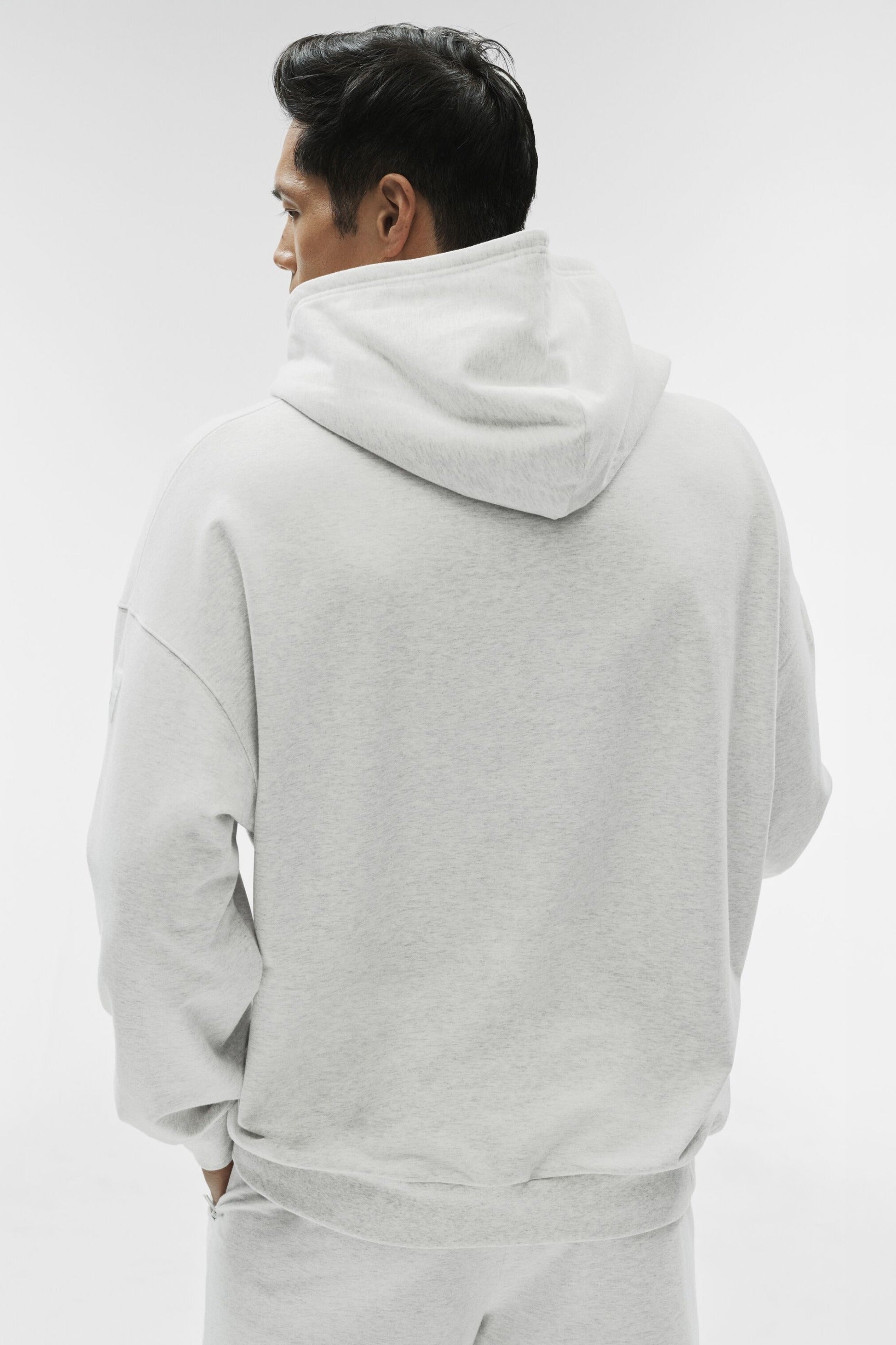 Double Take Hoodie - White Heather