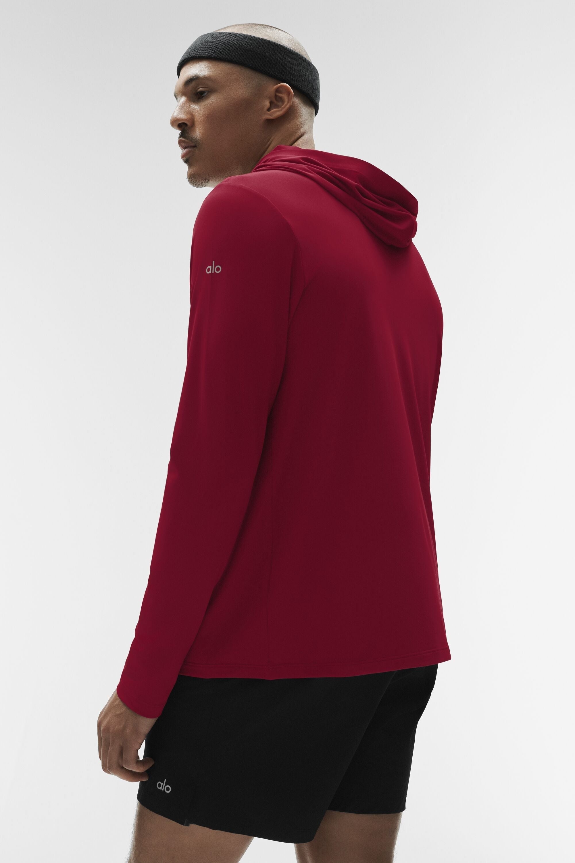 Conquer Reform Long Sleeve With Hood - Garnet