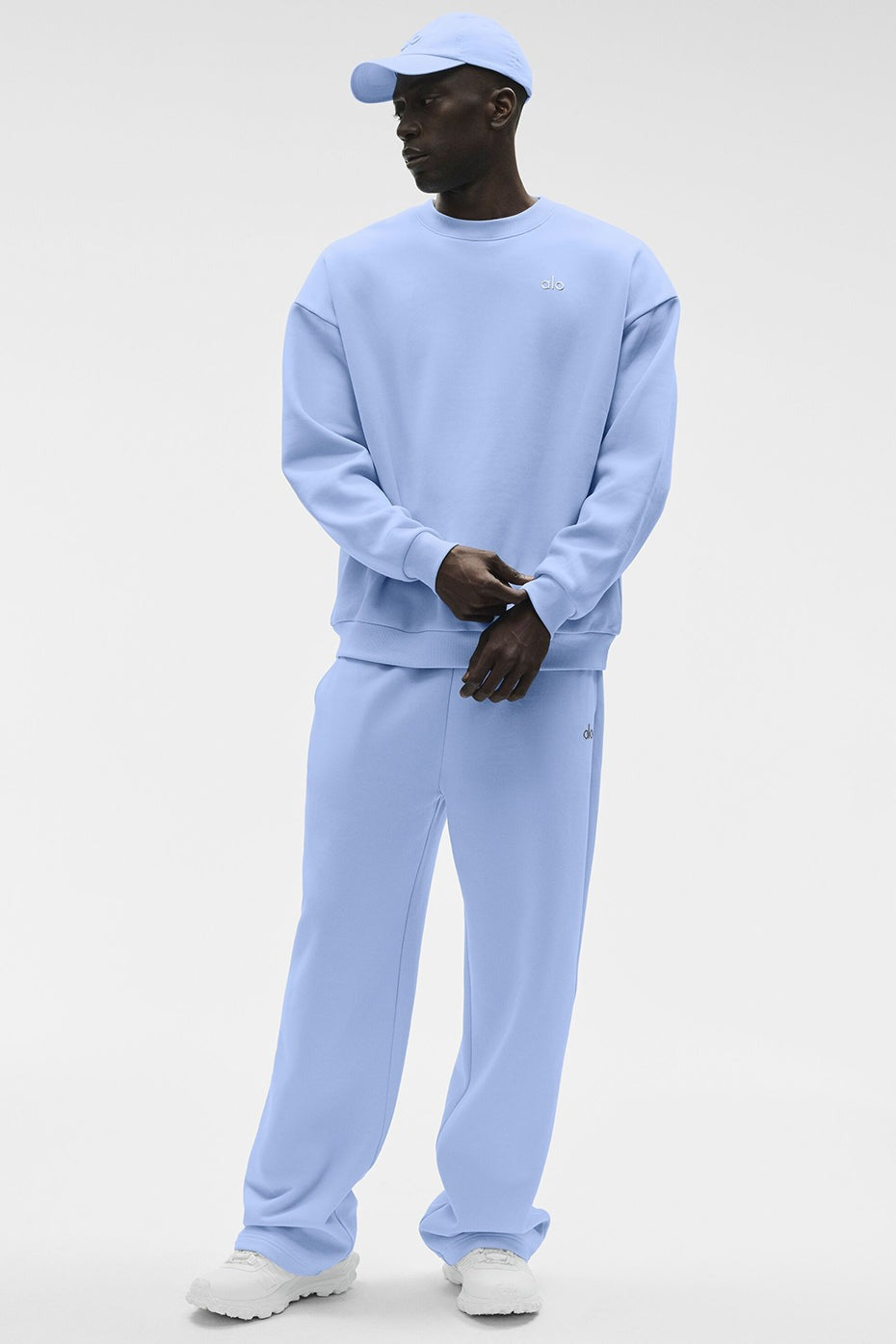 Accolade Crew Neck Pullover - Light Provence Blue