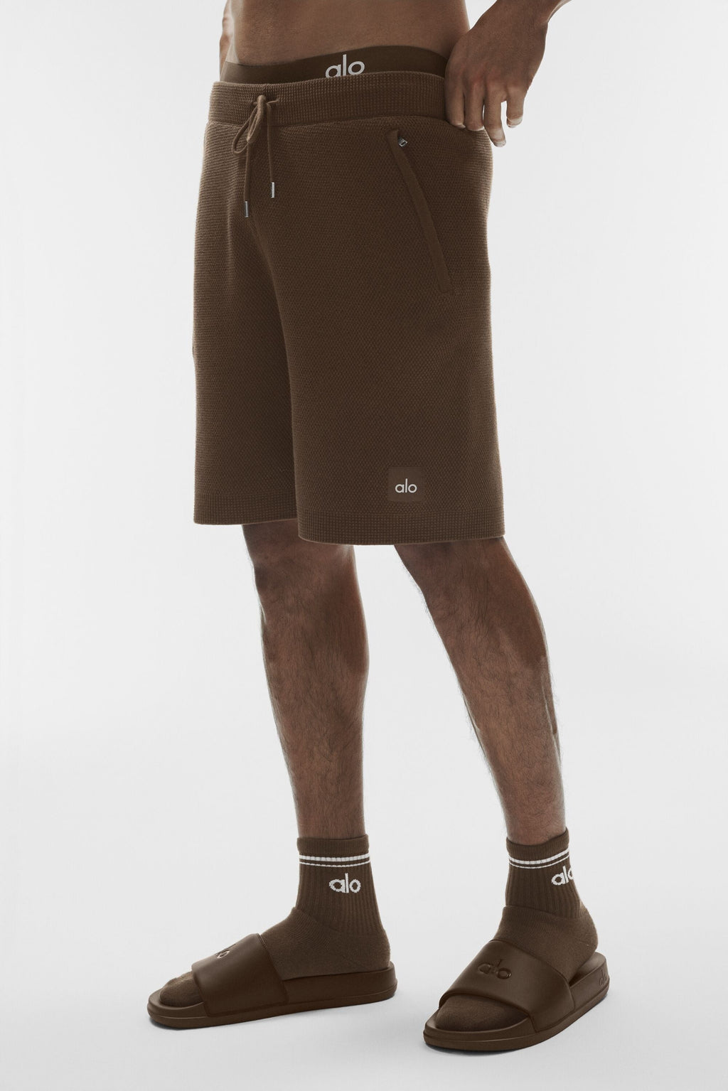 7" Sports Club Sweater Knit Short - Espresso