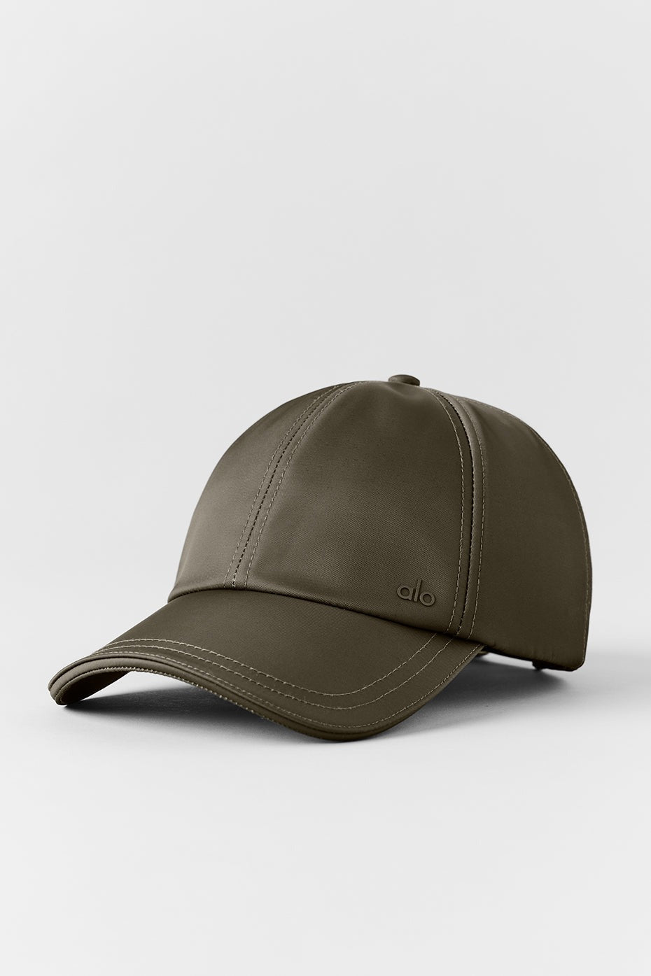 Satin Off-Duty Cap - Olive Tree