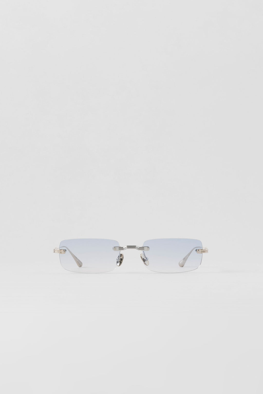 ALO Wire Frame Sunglasses - Chrome/Blue Gradient