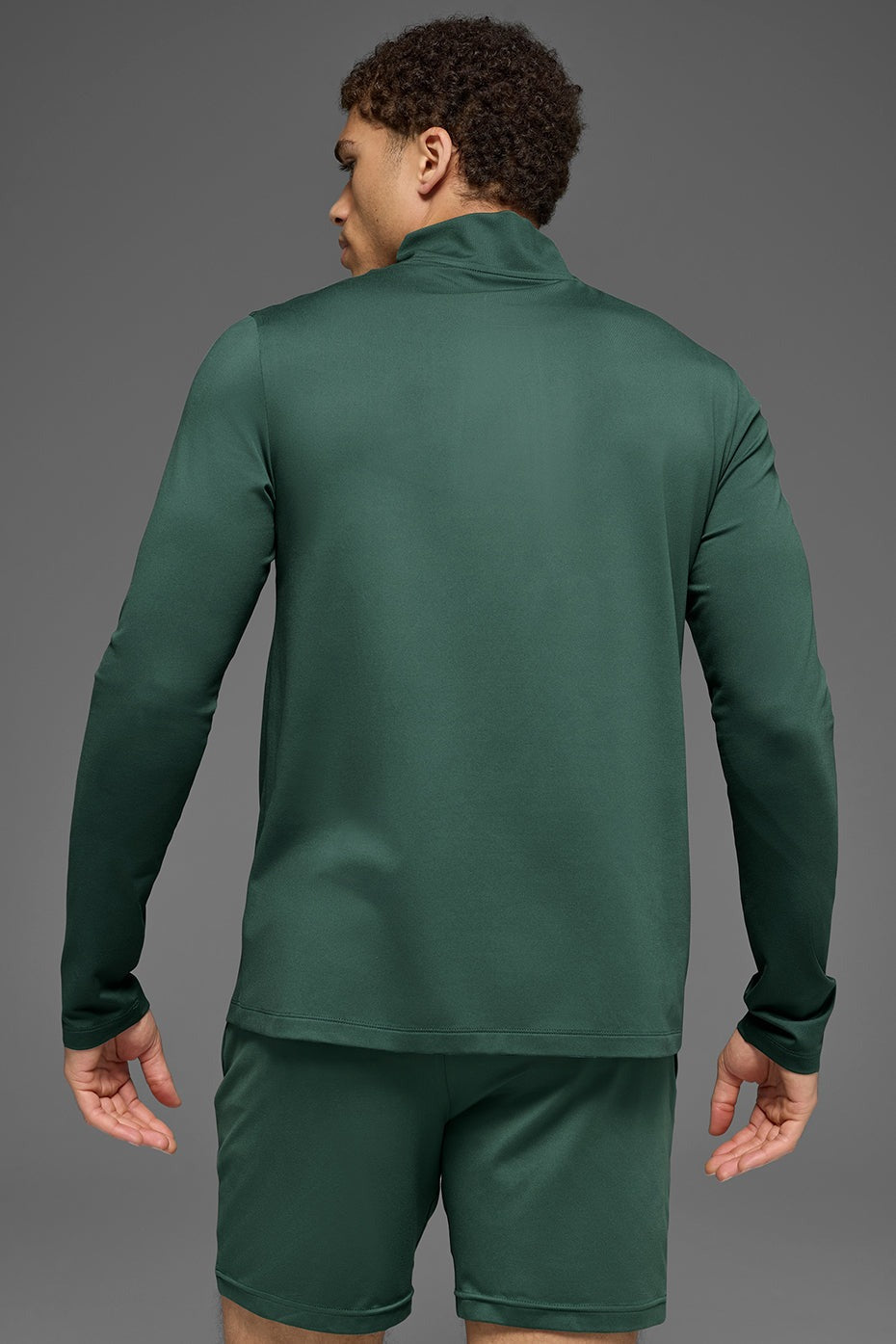 Conquer 1/4 Zip Reform Long Sleeve - Clover Green