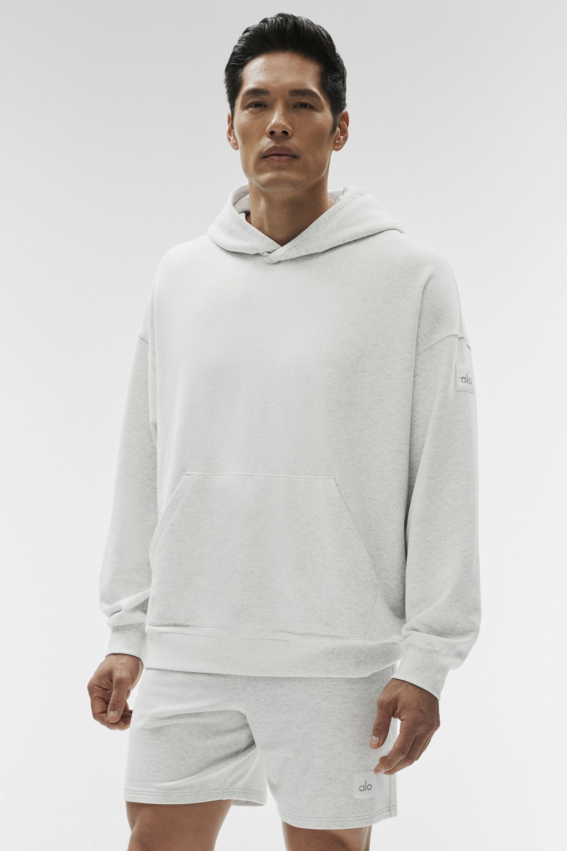 Double Take Hoodie - White Heather