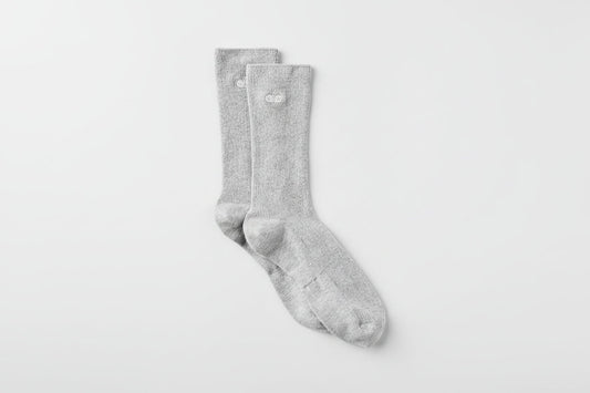 Unisex Half-Crew Understated Sock - Athletic Heather Grey