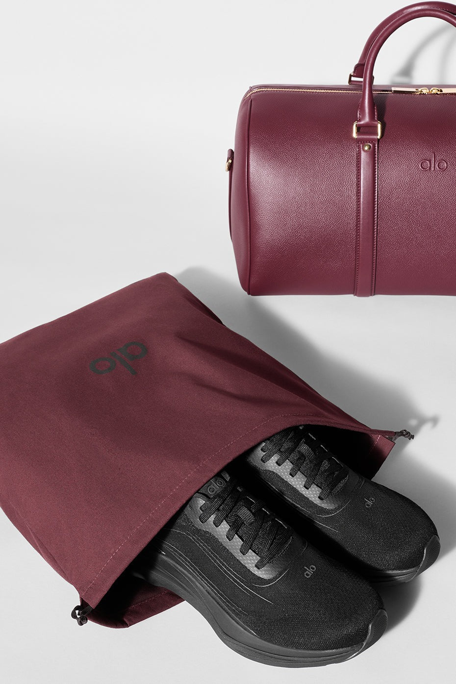 ALO Voyage Duffle - Bordeaux Leather