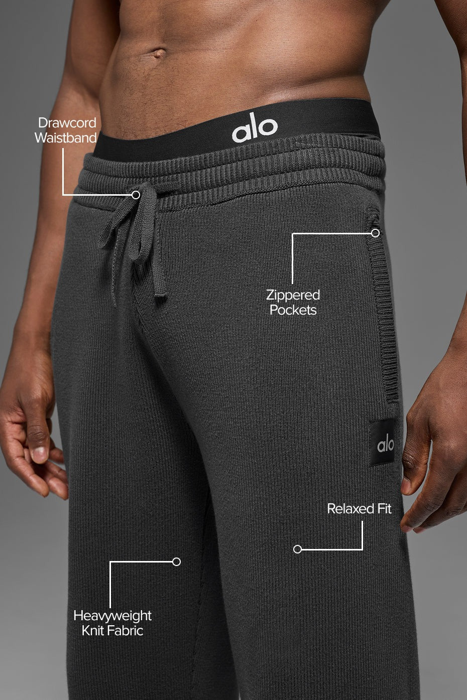 Scholar Straight Leg Sweatpant - Anthracite