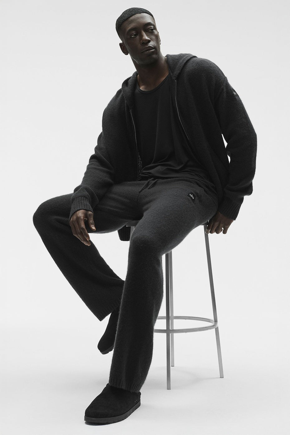 Wool Cashmere New Class Sweatpant - Black