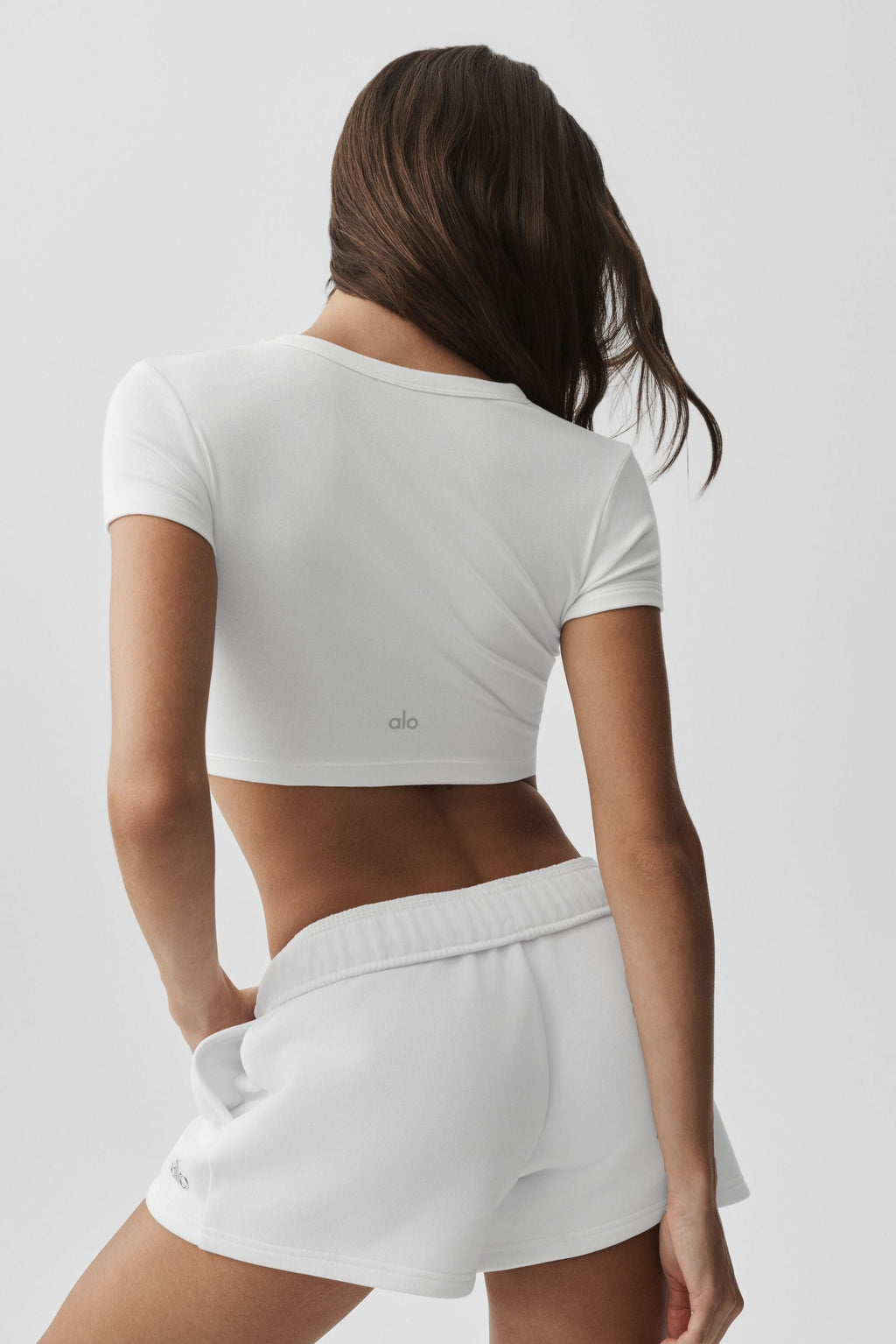 Cropped Timeless Tee - White