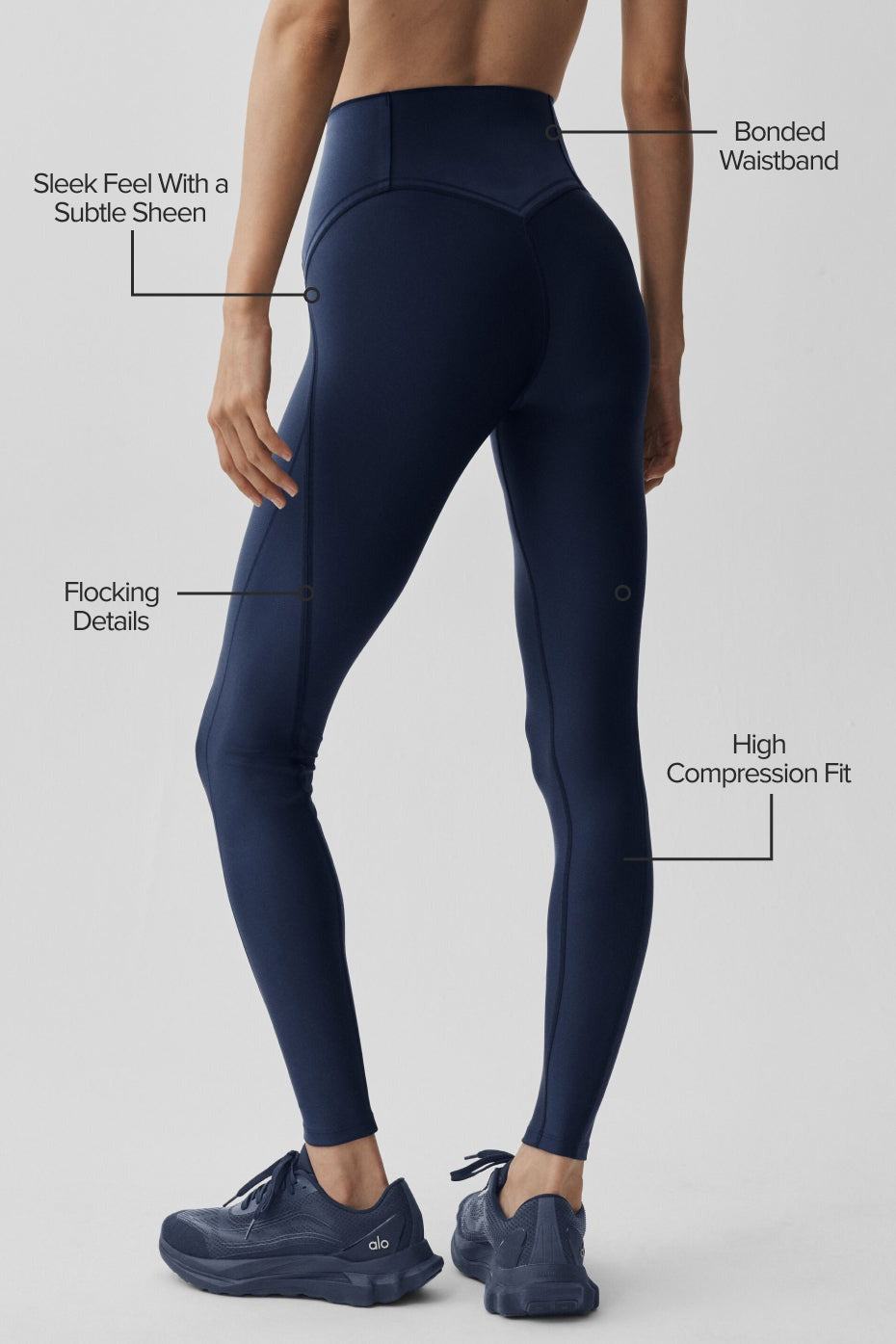 Airlift High-Waist Top-Notch Legging - Navy