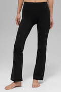ALO Softsculpt High-Waist Bootcut Legging (Short) - Black