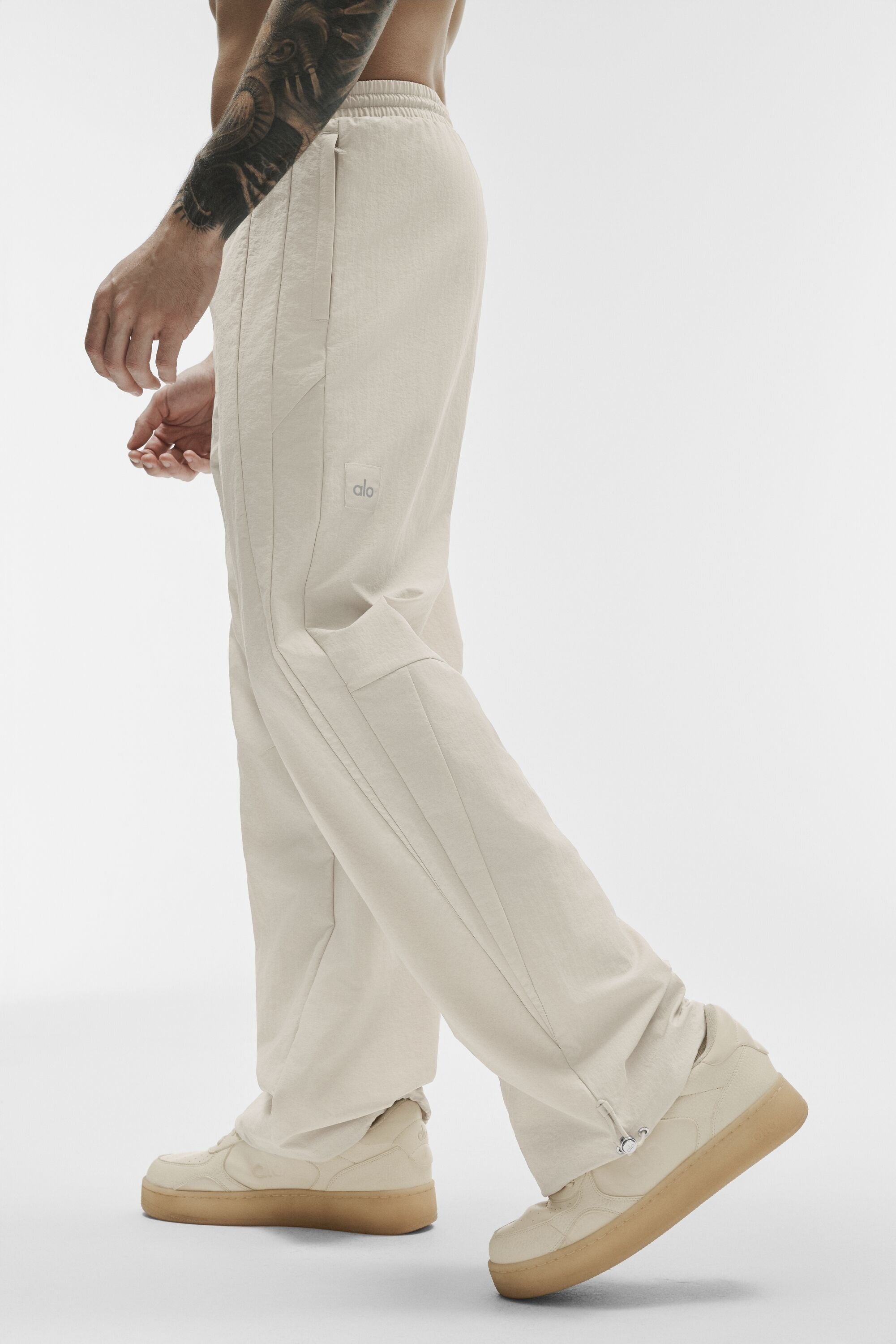 Takeaway Track Straight Leg Pant - Bone