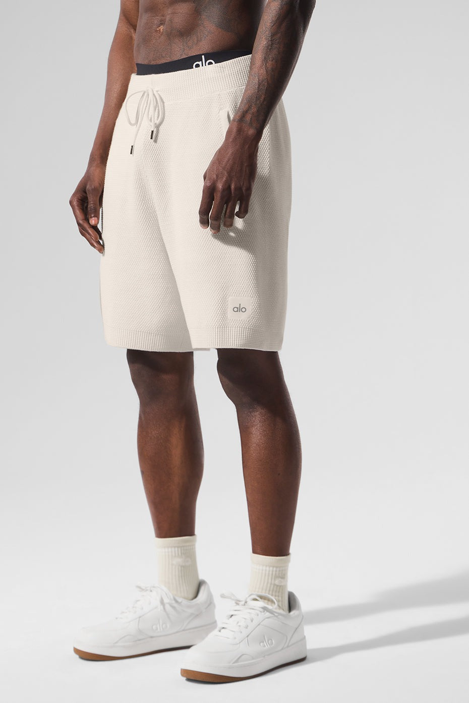 7" Sports Club Sweater Knit Short - Ivory