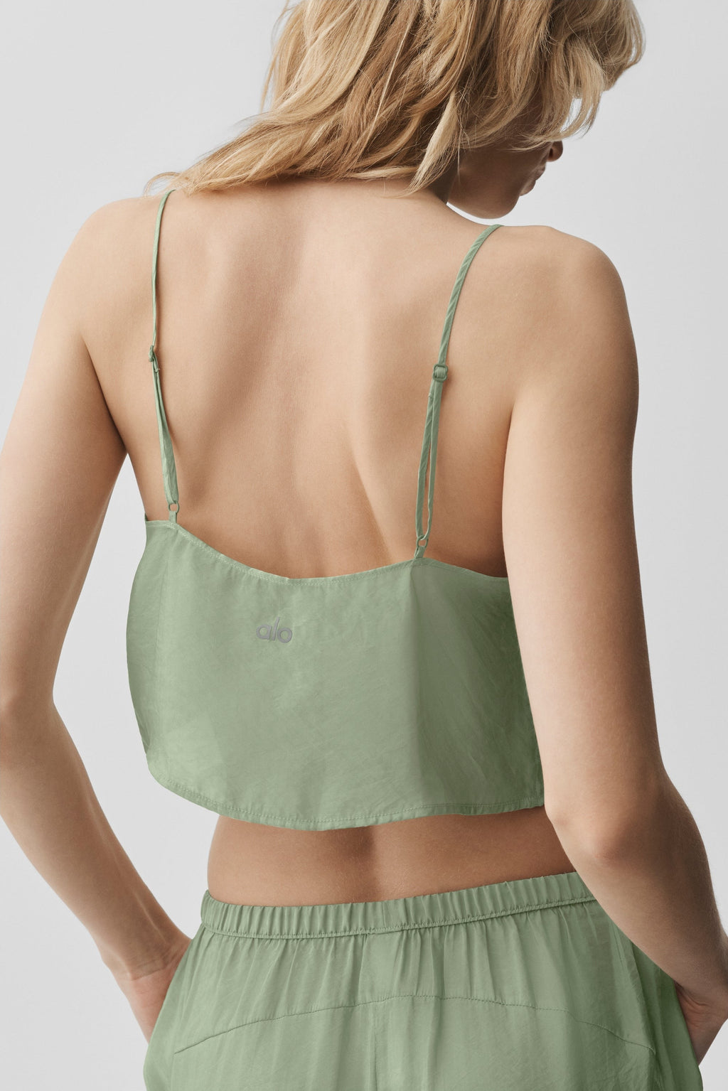 Semi-Sheer Golden Hour Tank - Dune Grass