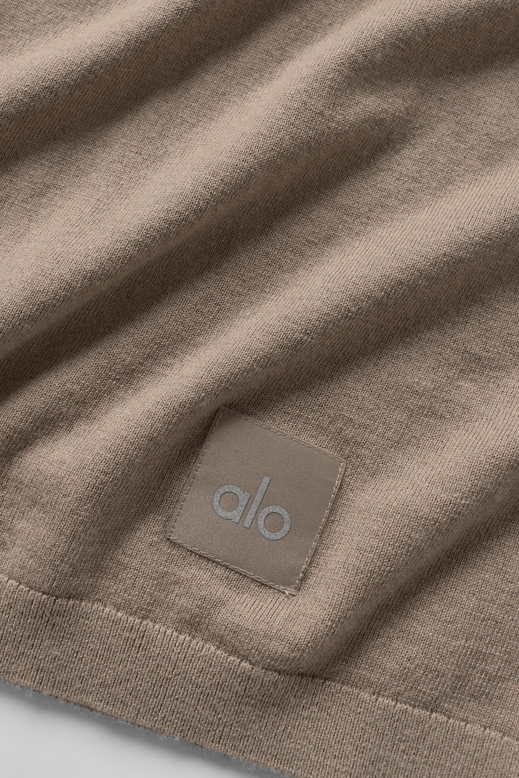 Cotton Cashmere Ever Soft Short Sleeve Crew - Gravel