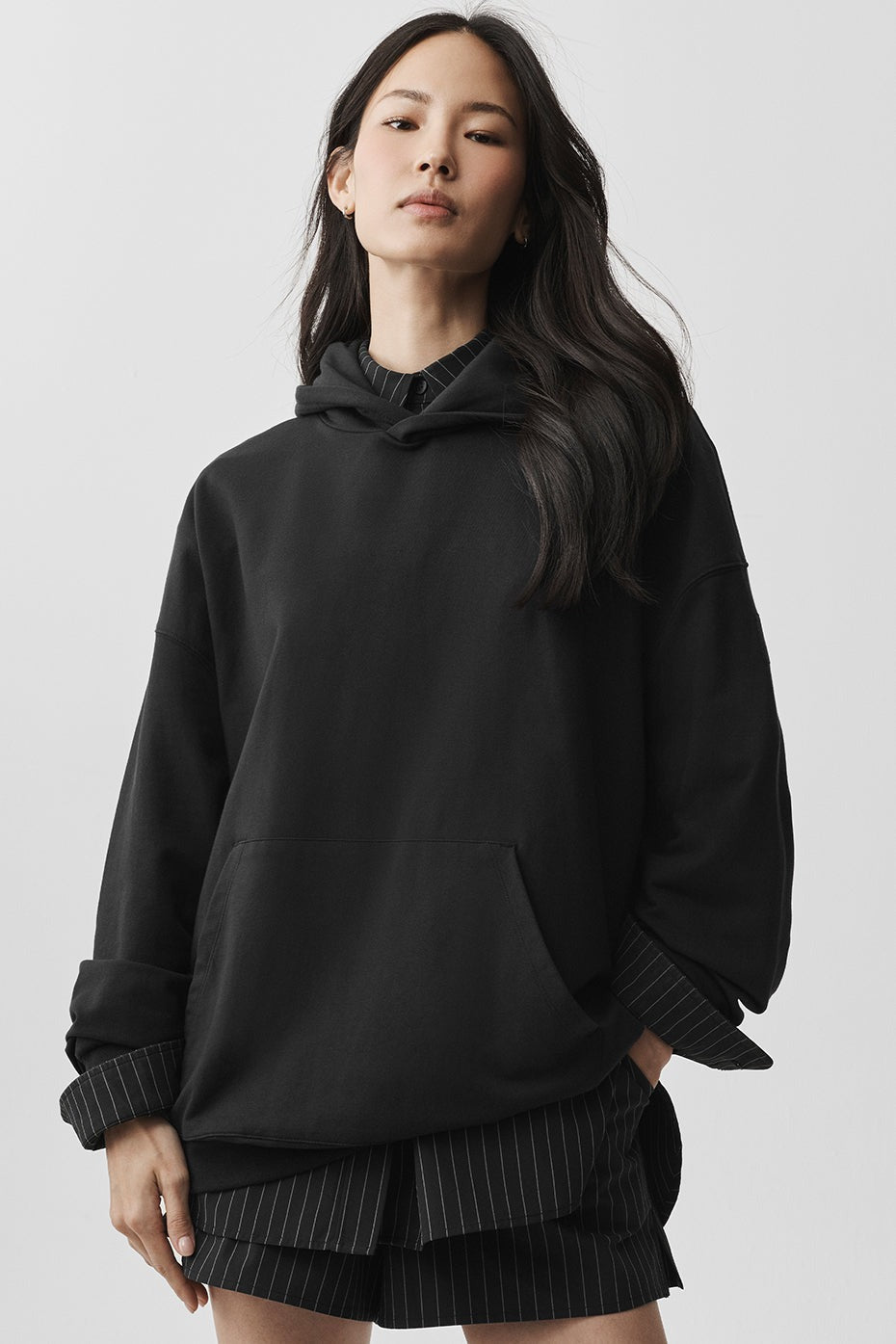 Double Take Hoodie - Black
