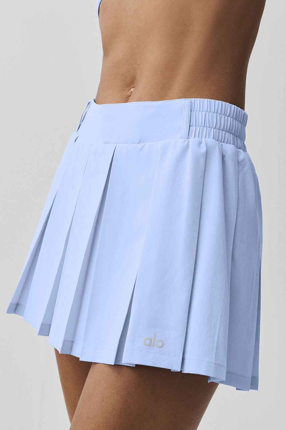 Rally Tennis Skirt - Light Provence Blue