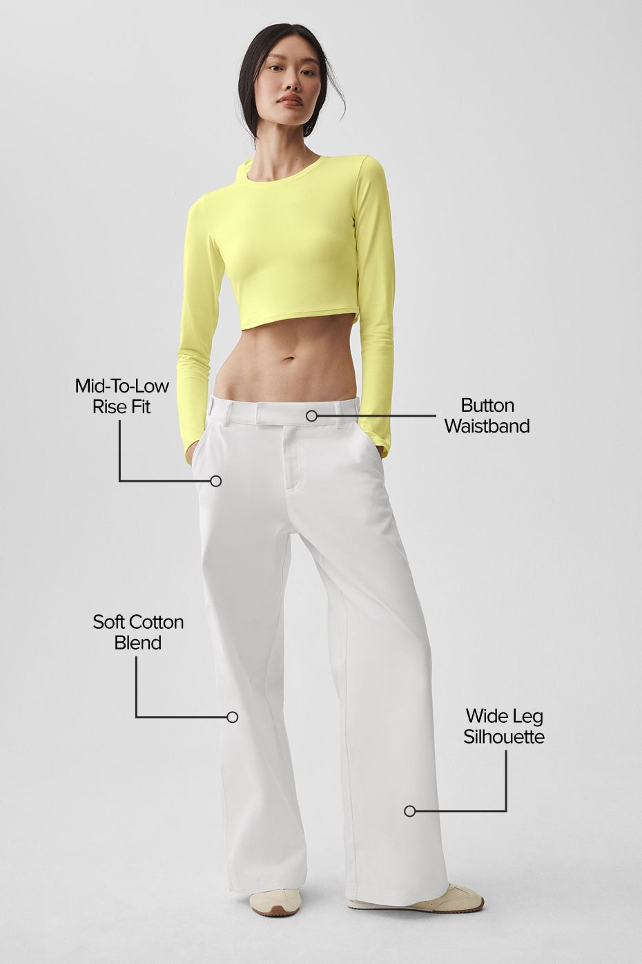 High Road Straight Leg Pant - White