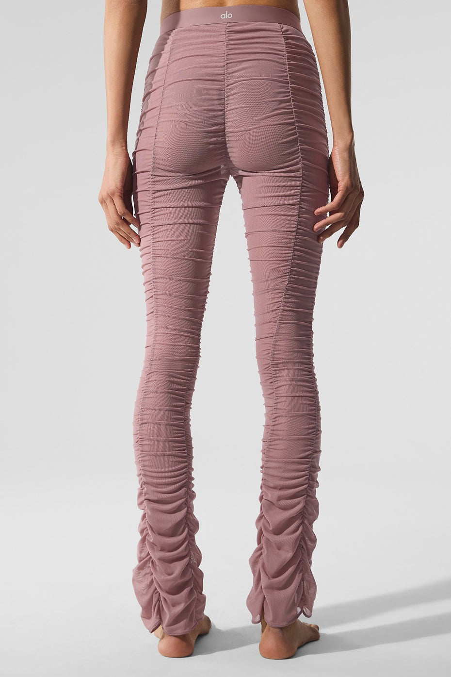 Airlift Mesh High-Waist Cherish Legging - Smoky Quartz