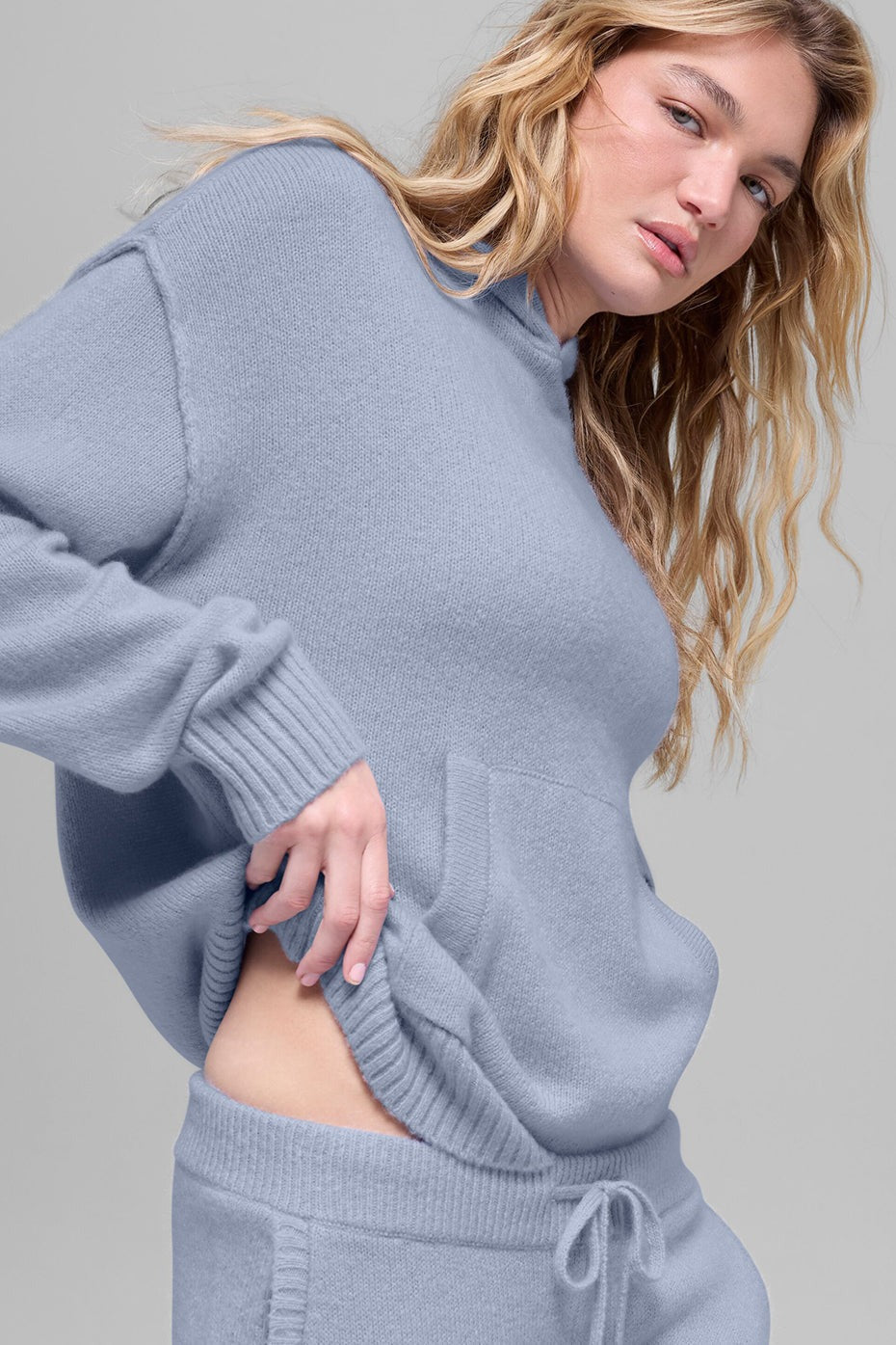 Wool Cashmere New Class Hoodie - Winter Frost