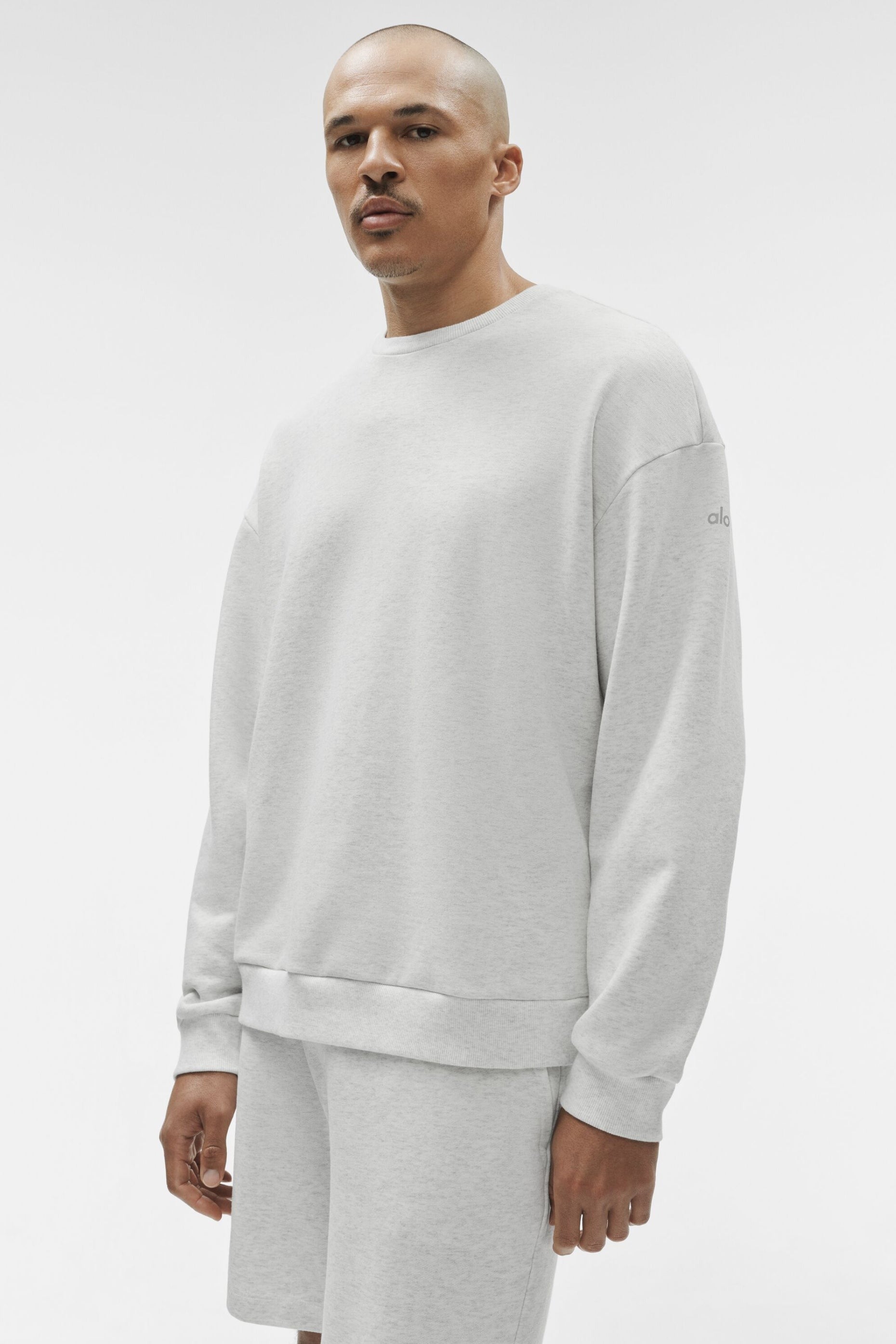 Chill Crew Neck Pullover - White Heather