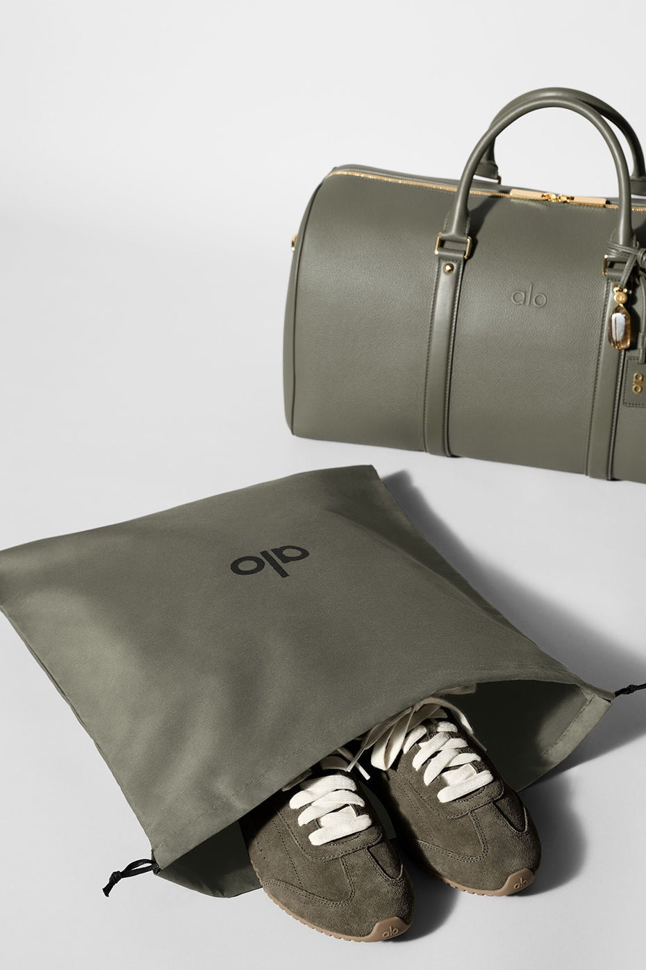 ALO Voyage Duffle - Olive Tree Leather