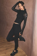 ALO Softsculpt High-Waist 7/8 Superset Legging - Black