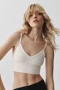 Seamless Modal Ribbed Delight Bralette - Ivory