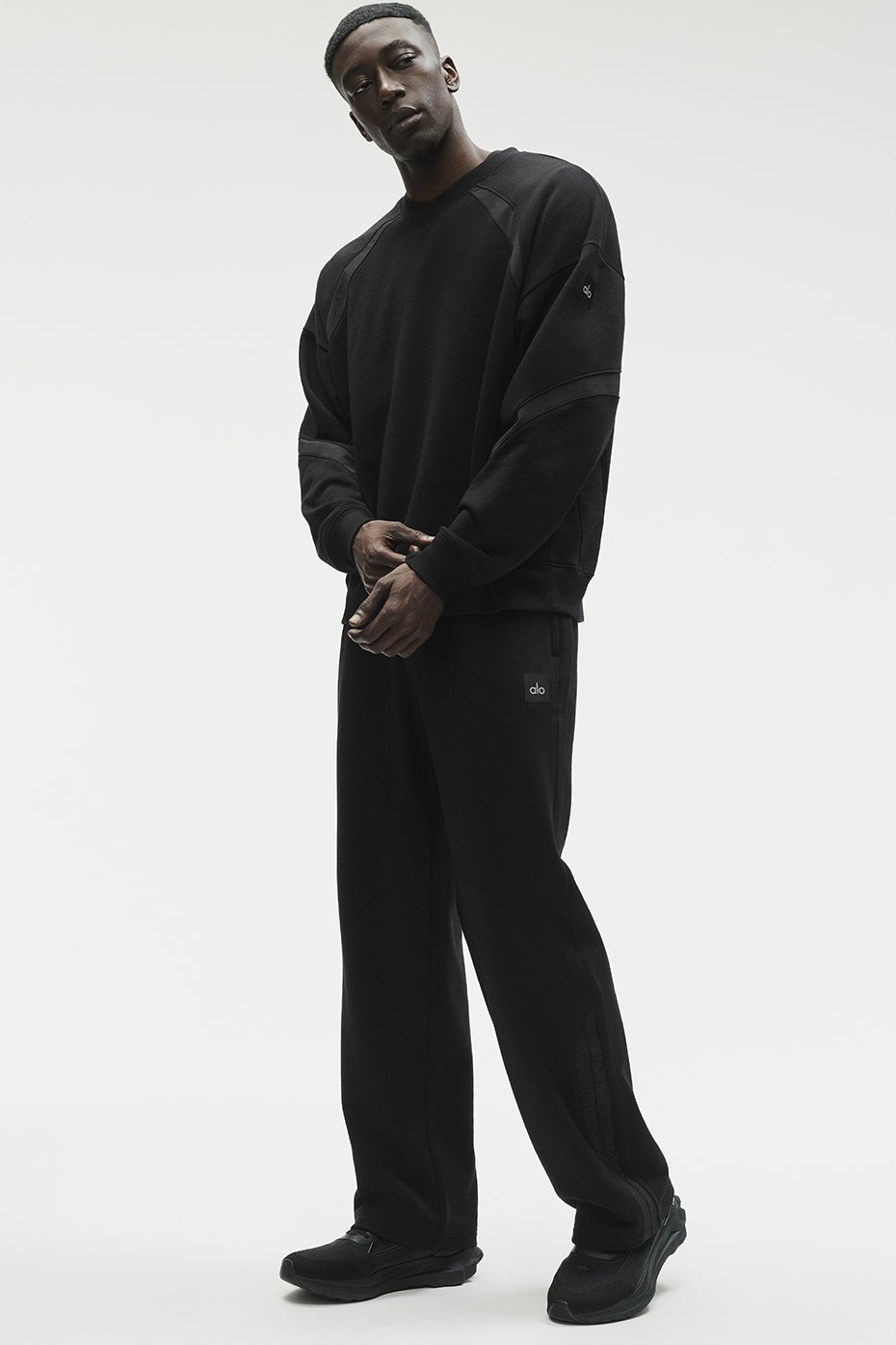 Field Crew Neck Sweatshirt - Black