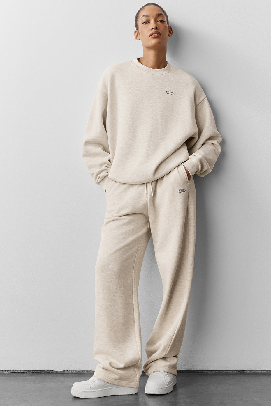 Accolade Straight Leg Sweatpant - Oatmeal Heather