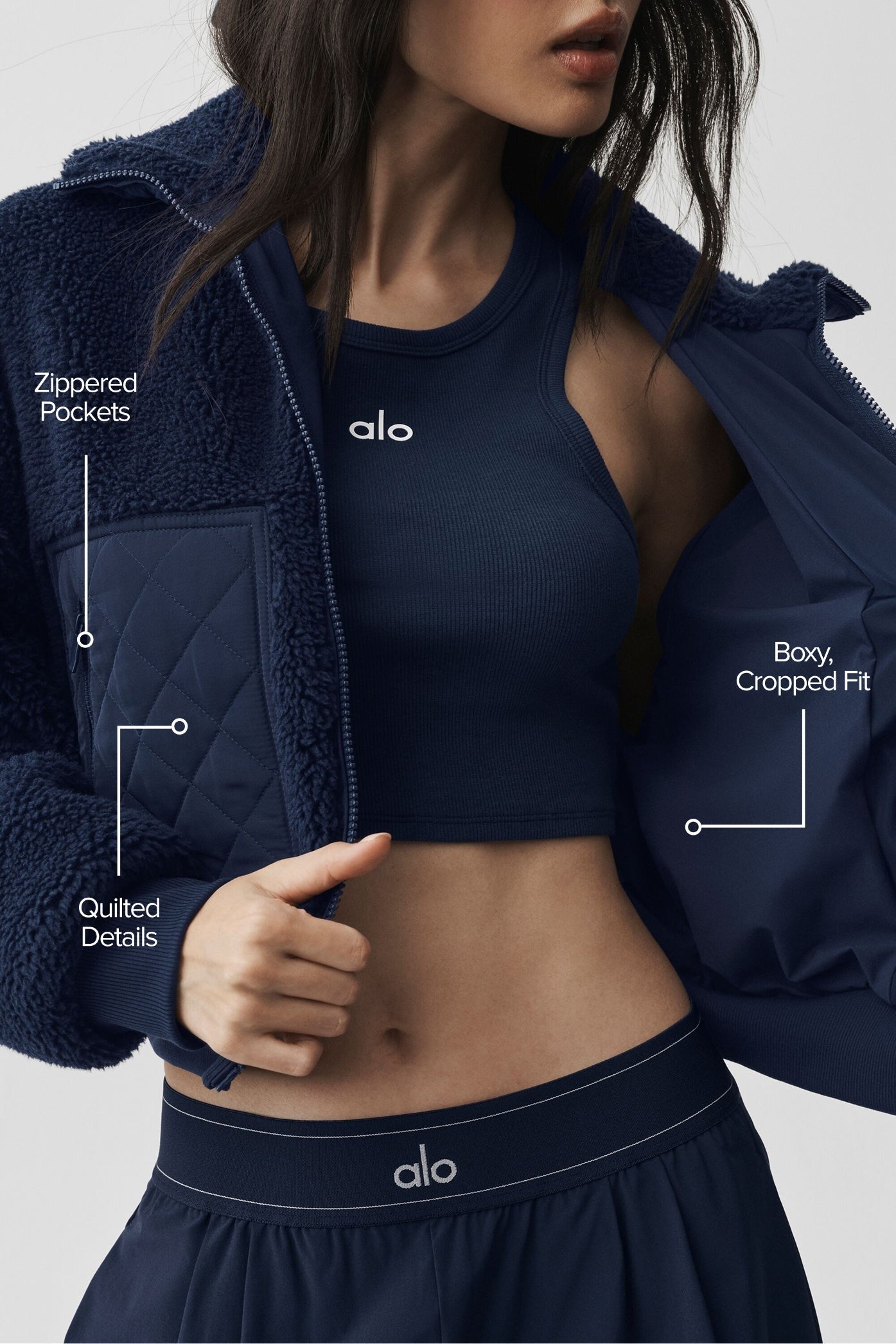 Sherpa Edge Bomber - Navy