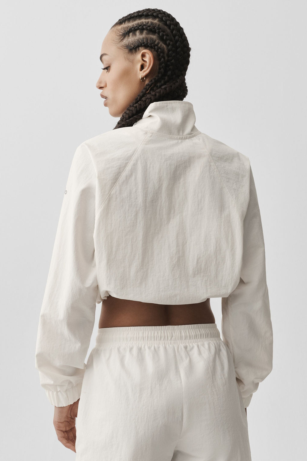 Cropped 1/4 Zip Alumni Pullover - Ivory