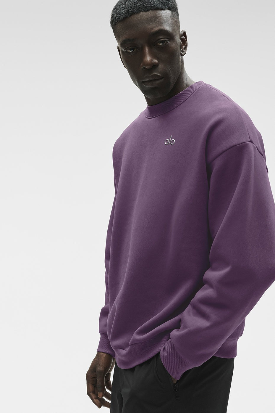 Accolade Crew Neck Pullover - Plum Kiss