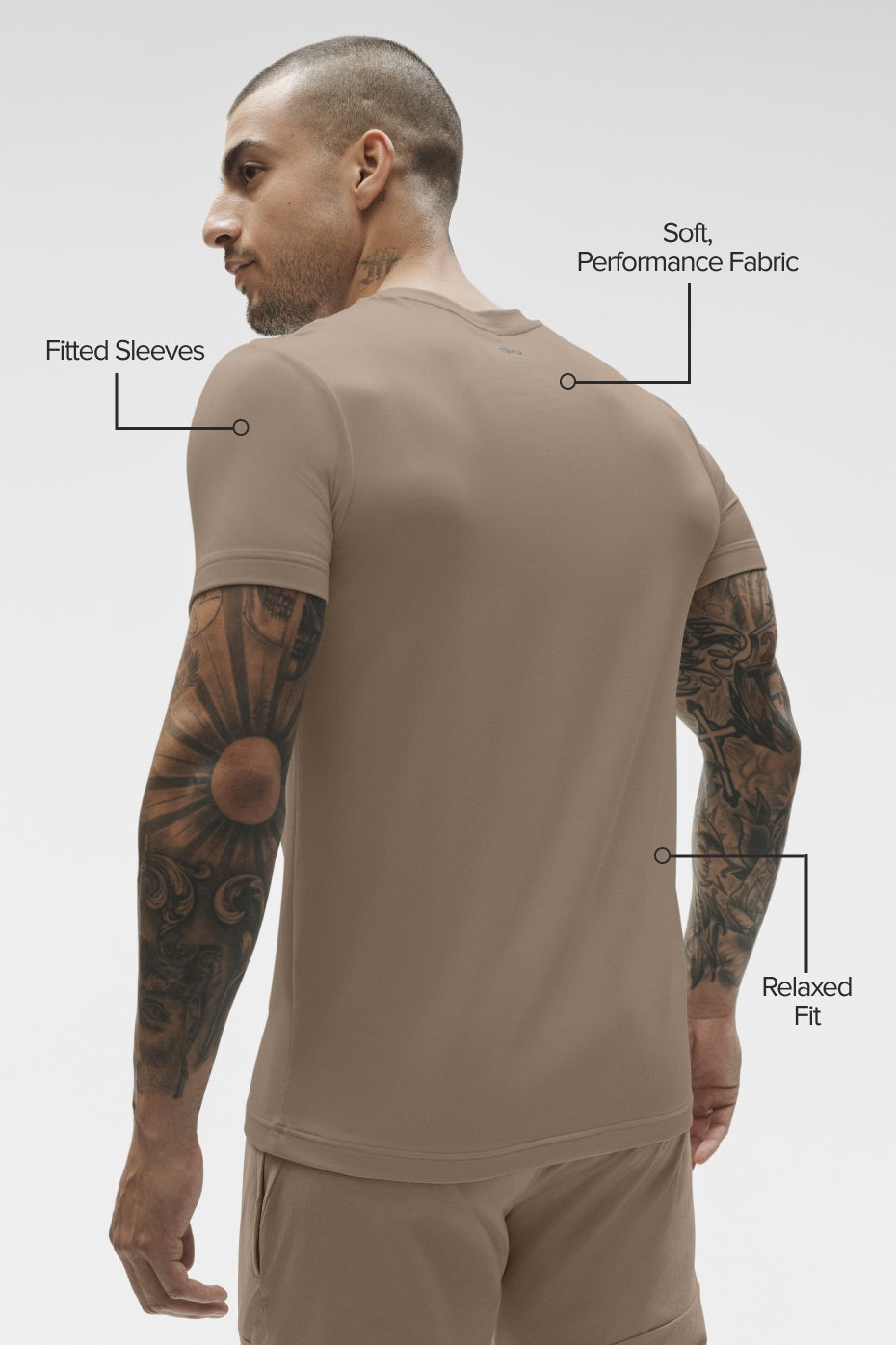 Conquer Reform Crewneck Short Sleeve - Gravel