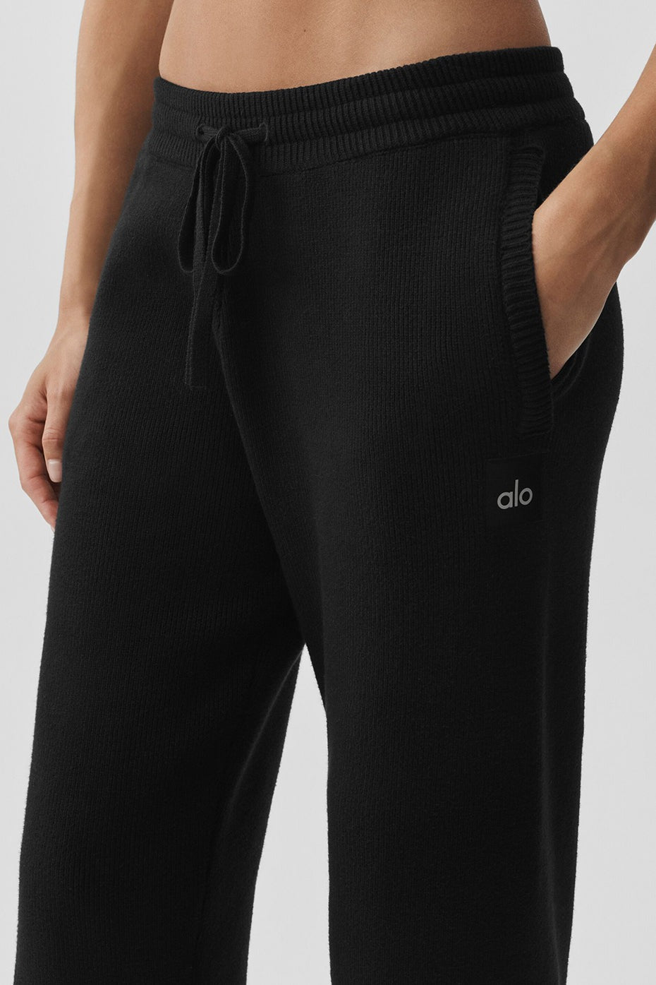 Scholar Straight Leg Sweatpant - Black