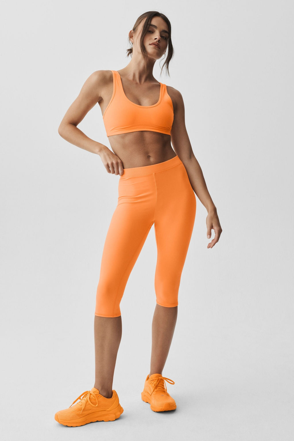 Alosoft High-Waist Iconic 90's Capri - Satsuma Breeze