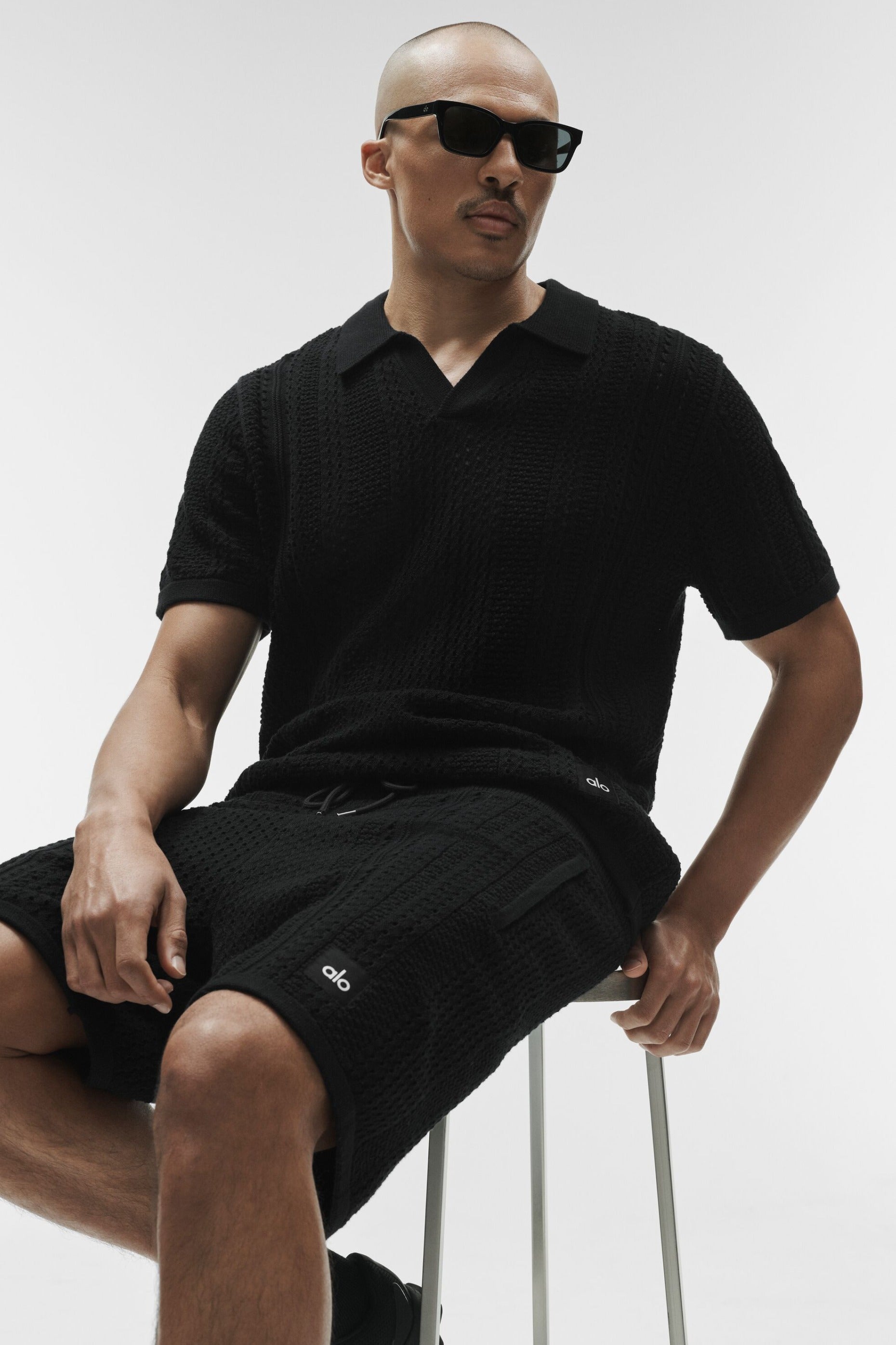 7" Coastline Knit Short - Black