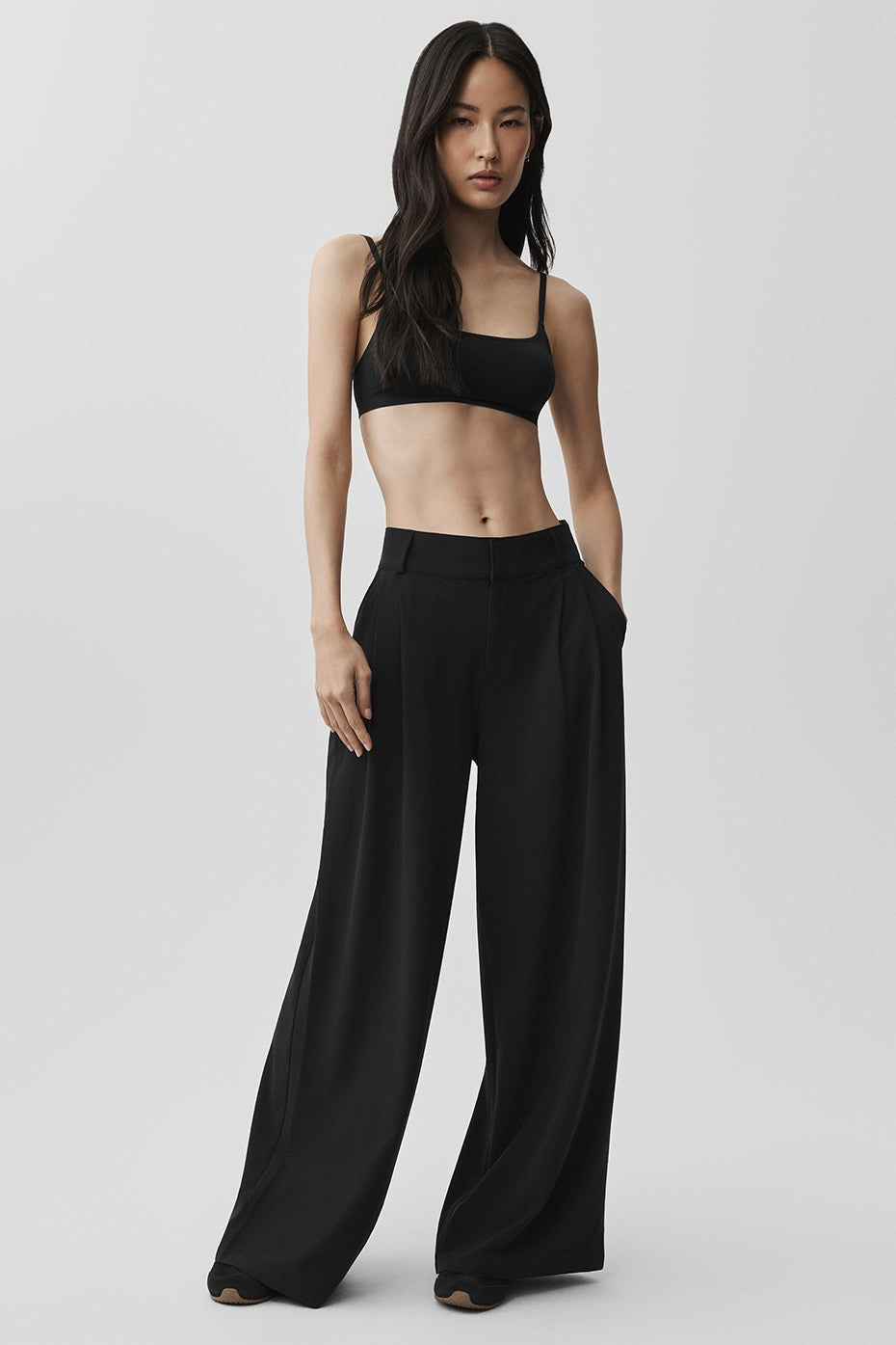 High-Waist Dreamscape Trouser (Regular) - Black