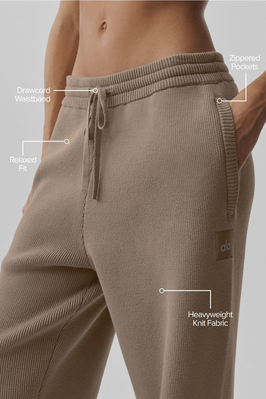 Scholar Straight Leg Sweatpant - Gravel