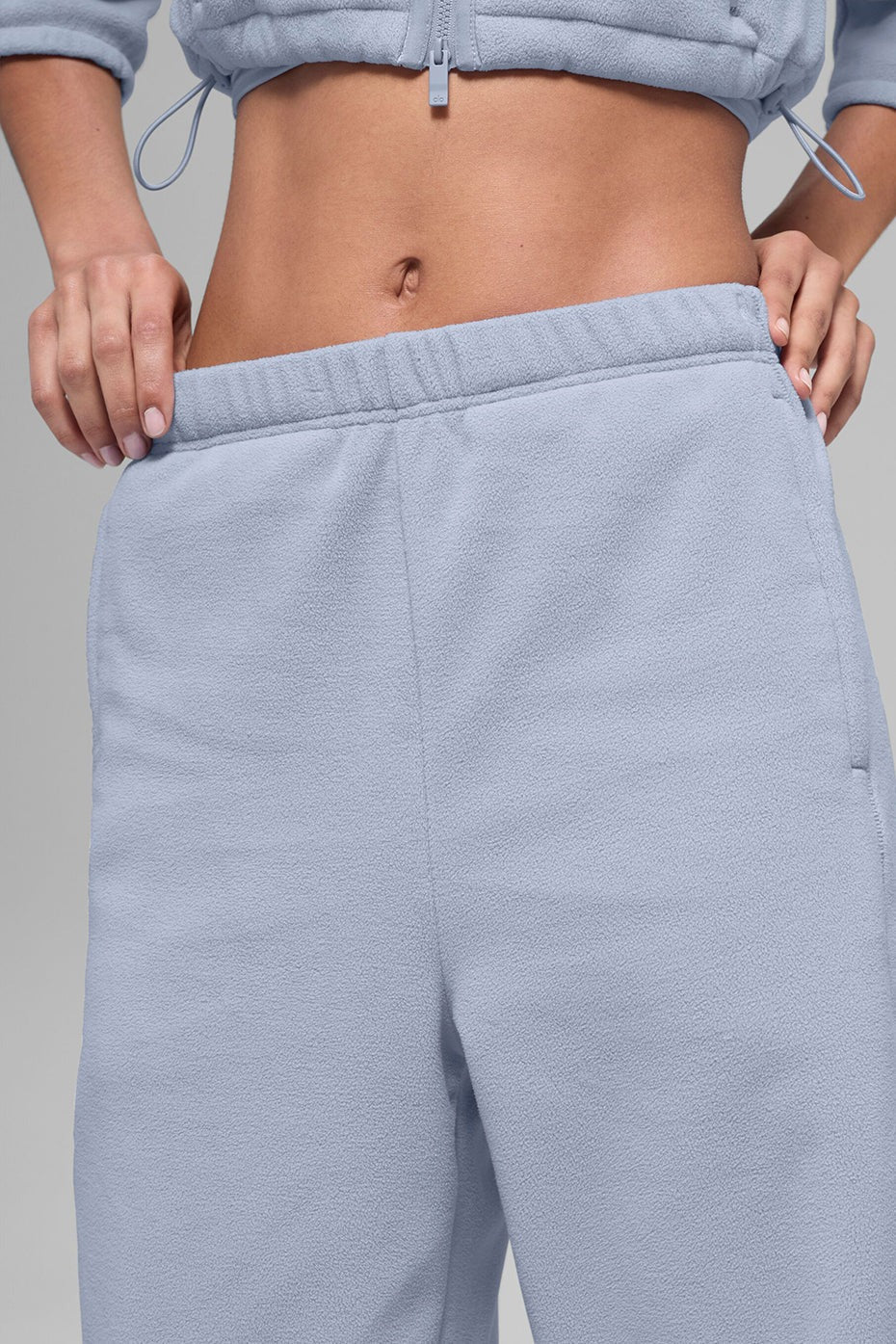 Polar Fleece High-Waist Retreat Jogger - Winter Frost