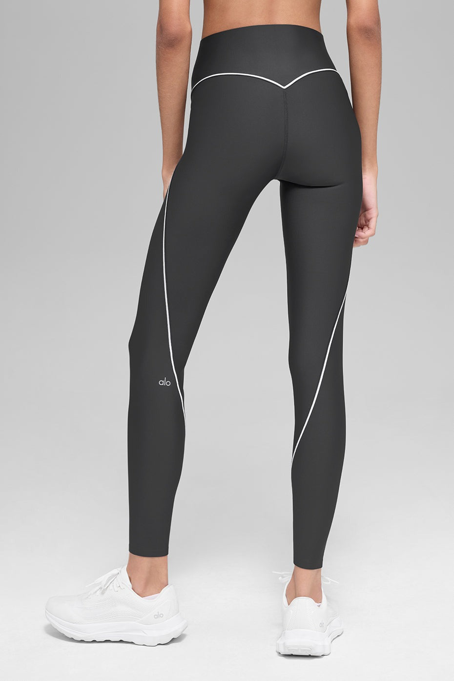 Airlift High-Waist Haven Legging - Anthracite/White