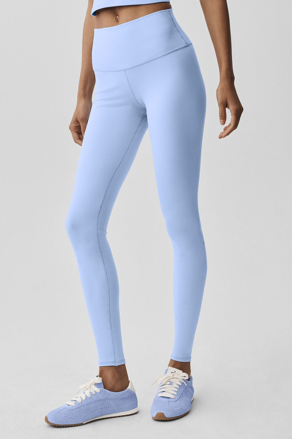 High-Waist Airbrush Legging - Light Provence Blue