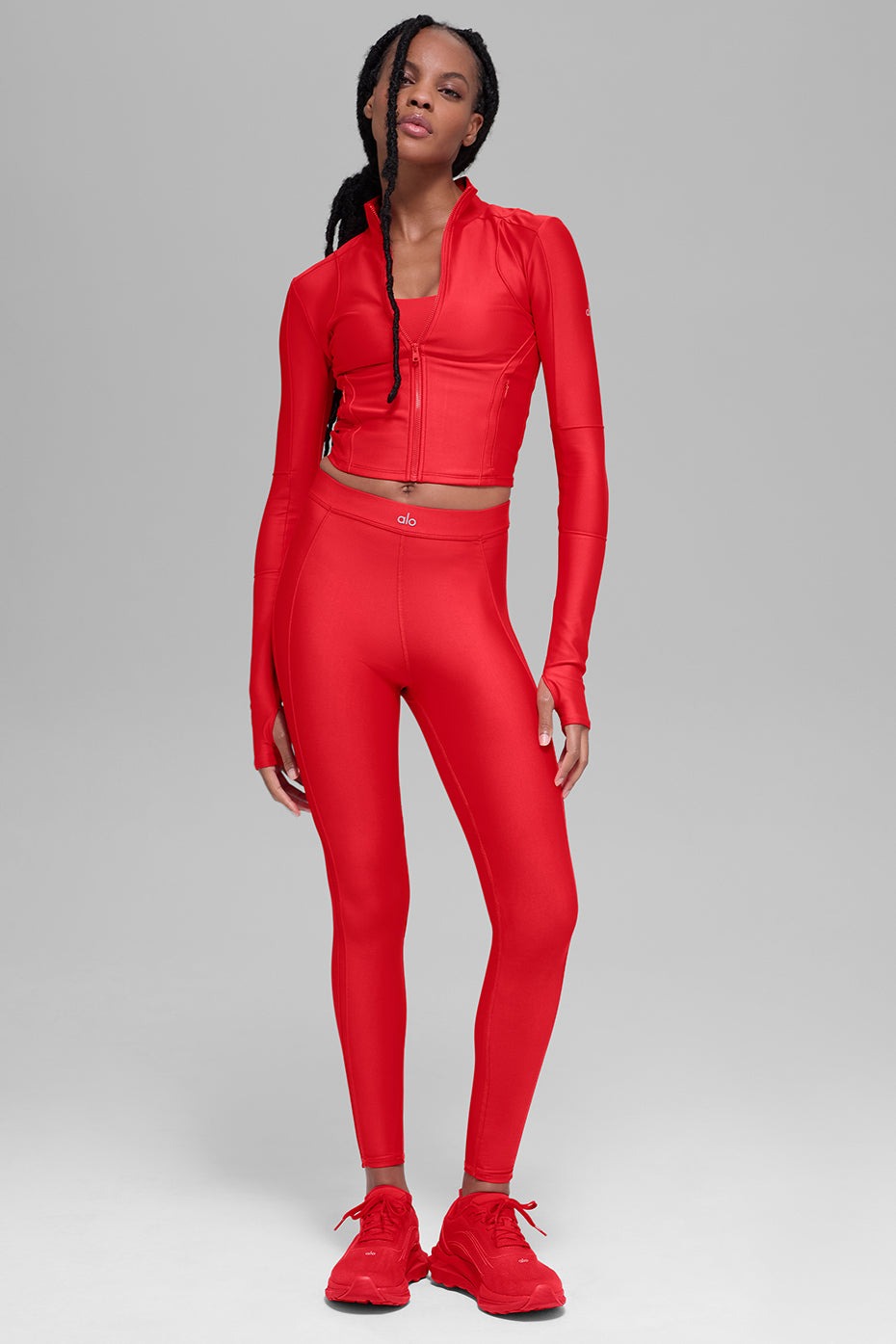 Airlift Ignite Zip Up Jacket - Bright Red