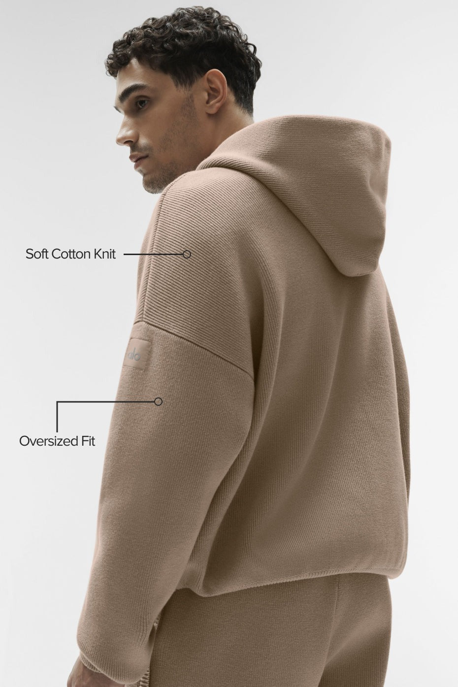 Scholar Hooded Sweater - Gravel