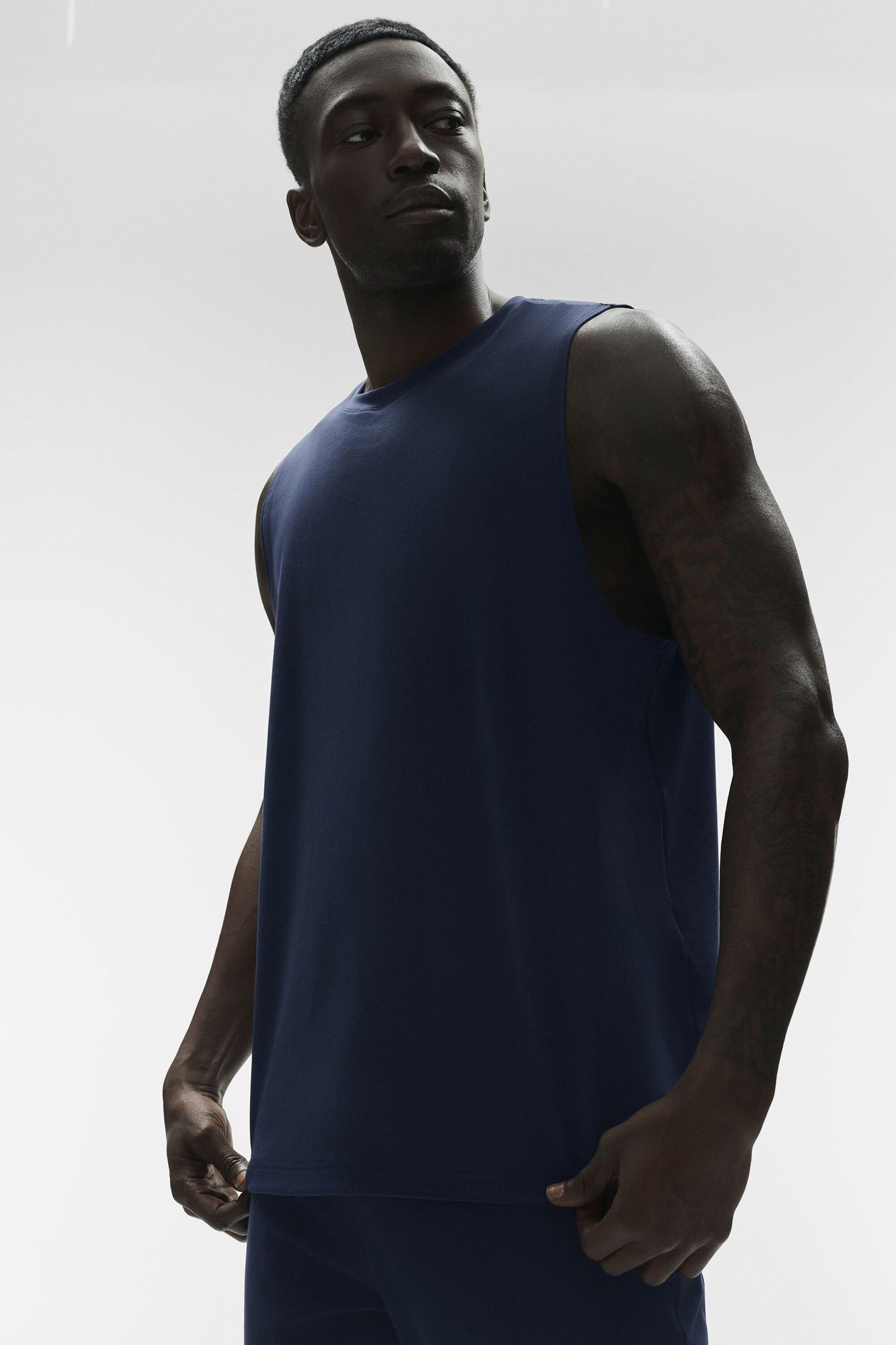 Conquer Muscle Tank - Navy